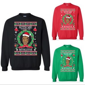 Mike Tyson Kith Mithletoe Ugly Christmas Sweater